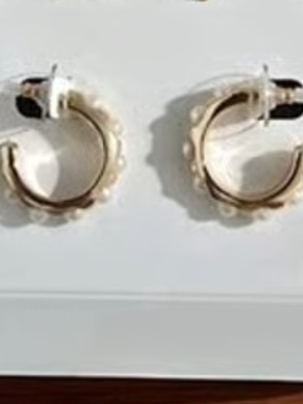 BaubleBar Gold Earrings Set new - Picture 6 of 6